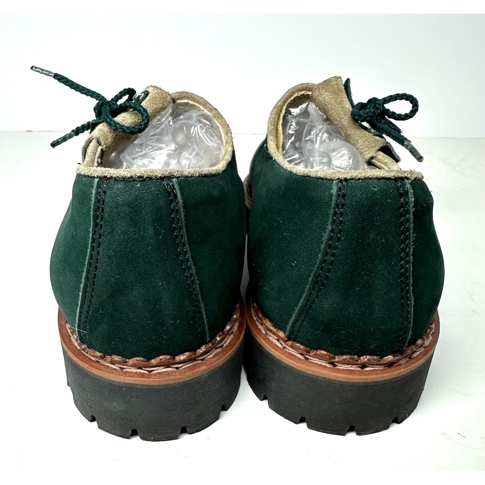 Almrausch Green Suede Tyrolean Shoes Austrian Haferlschuhe Women 6.5 US/4.5 UK - Picture 5 of 8